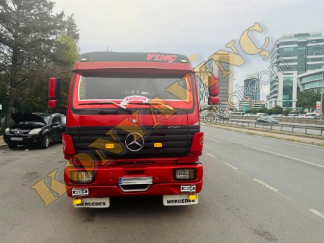 FIRAT 20 TON YANA KATLANIR VİNÇ MERCEDES 2521 ÜZERİNDE