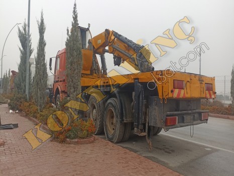 HİDROKON 16 TON VİNÇ MERCEDES ÜZERİNDEDİR