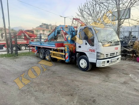 ERKİN WORLD POWER 8 TON VİNÇ ISUZU NOR ÜZERİNDEDİR.