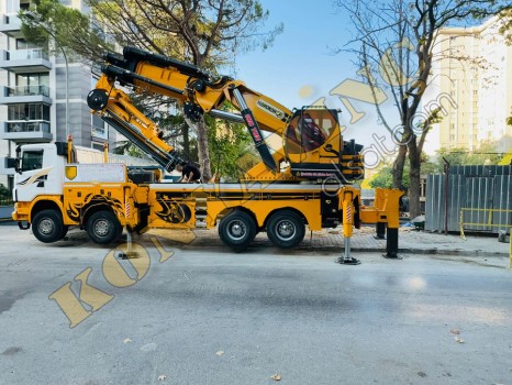 HİDROKON 95 TON ÇİFT KIRMA ÇİFT ÇEKER SCANİA G 480