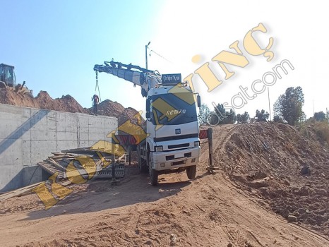 ÇALIŞIR İNAN 38 TON BMC PRO ÜZERİNDE