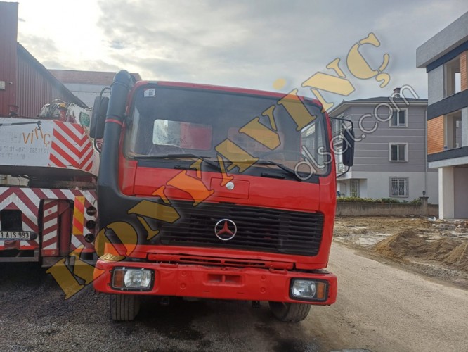 HİDROKON 25 TON YANA KATLANIR MERCEDES 2521 ÜZERİNDE