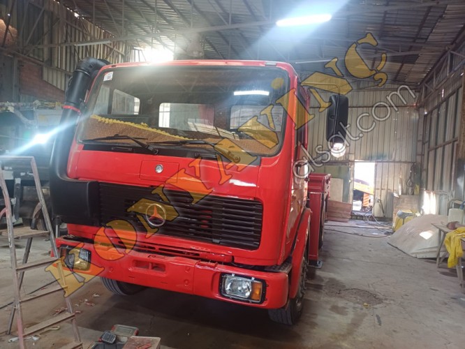 HİDROKON 25 TON YANA KATLANIR MERCEDES 2521 ÜZERİNDE