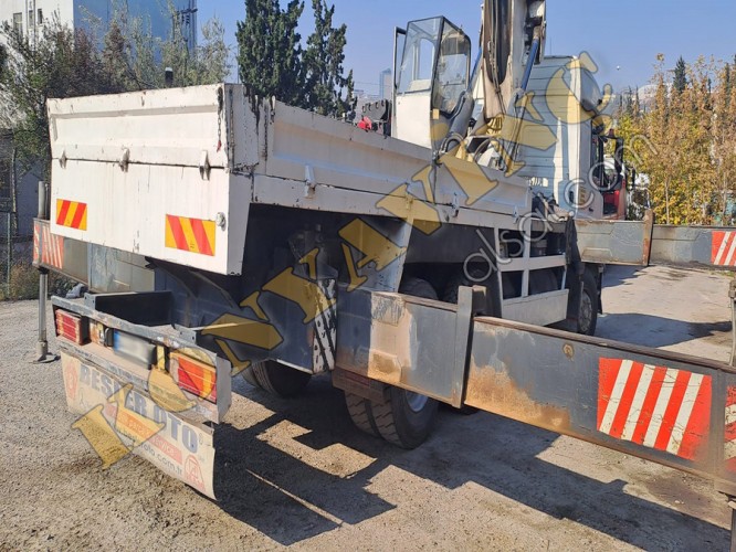 ERKİN 35 TON ÇİFT KIRMA VİNÇ MERCEDES AXORS ÜZERİNDE