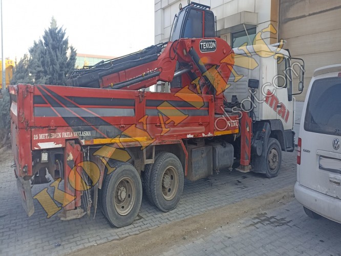 TEKKON İMALATI 10 TON YANA KATLANIR MAN ÜZERİNDE