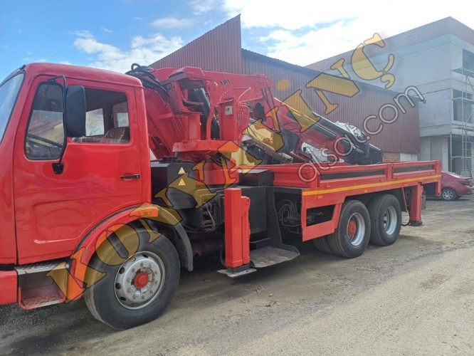 HİDROKON 25 TON YANA KATLANIR MERCEDES 2521 ÜZERİNDE